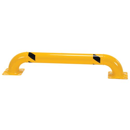 Vestil LPRO-48-9-4 Low Profile Rack Guards, 4' W x 0.75' H, Yellow