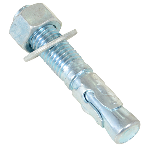 Vestil AS-344 Wedge Bolt Anchor, Zinc Plated, 3/4" x 4-1/4"