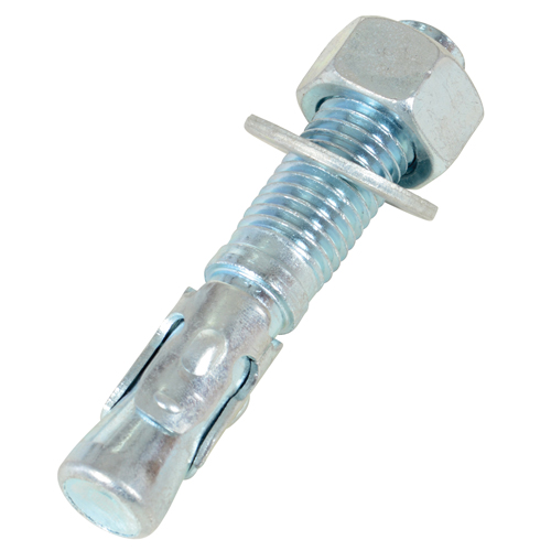 Vestil AS-344 Wedge Bolt Anchor, Zinc Plated, 3/4" x 4-1/4"