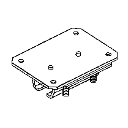 Duratrack 16TSC &eacute;clisse pour rail de roulement de mur-rideau mont&eacute; au plafond