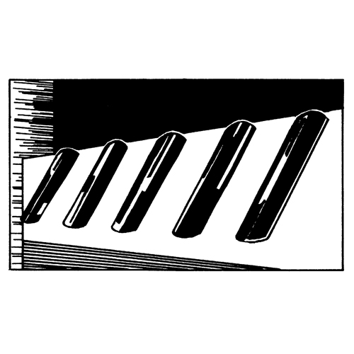 Ideal Warehouse Innovations 26-1130 D&eacute;fenses de quai en caoutchouc refoul&eacute;, Caoutchouc, 4-1/2" la x 12" lo x 3-3/4" p