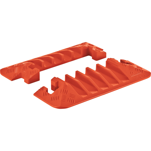 Checkers Industrial Products CPEC5X125-O Linebacker&reg; 5-Channel Heavy Duty End Caps