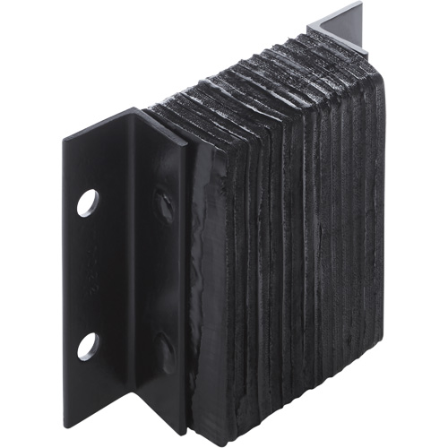 Ideal Warehouse Innovations 24-1030 Laminated Dock Bumpers, Horizontal, Rubber, 12" W x 4" D x 10" H