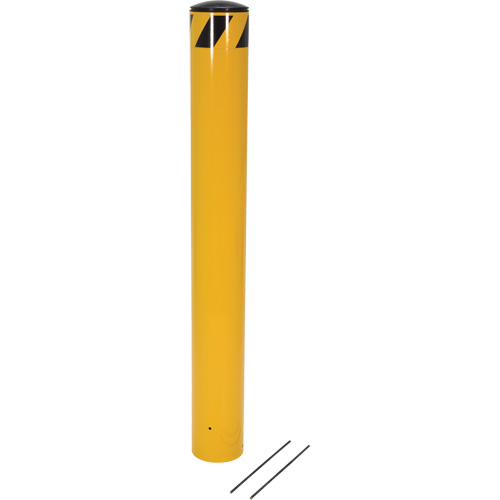 Vestil BOLPP-48-5.5 Bornes &agrave; couler, Acier, 48-1/2" h x 5-9/16" la, Jaune