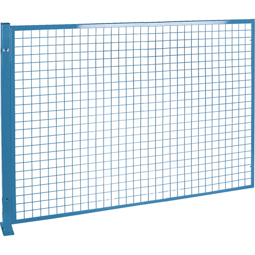 KLETON KH948 Perimeter Guards - Mesh Style, 4' H x 8' W, Blue