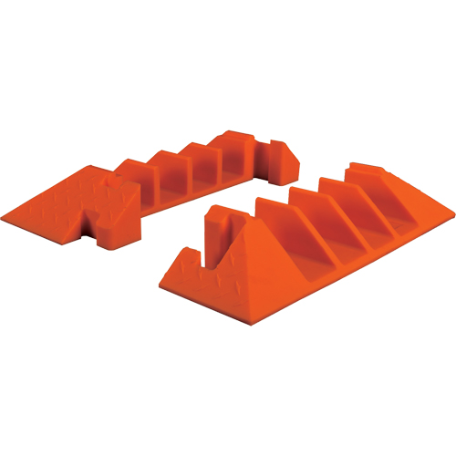 Checkers Industrial Products CPEC4X300-O Protecteurs de c&acirc;bles &agrave; 4 canaux Linebacker pour usage g&eacute;n&eacute;ral, capuchons d'extr&eacute;mit&eacute;s