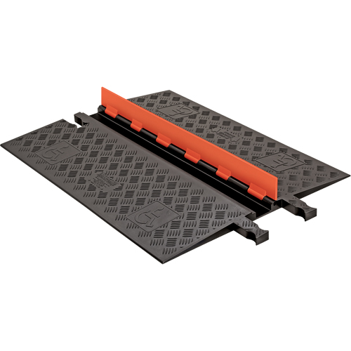 Checkers Industrial Products GD1X75-O/B Guard Dog&reg; Low Profile ADA/DDA Cable Protector, 36" L x 27.25" W x 1.25" H