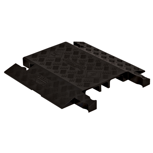 Checkers Industrial Products GD3-DO-B Guard Dog&reg; Cable Protector, 3 Channels, 18" L x 19.75" W x 1.87" H
