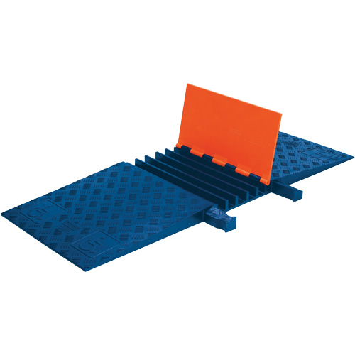 Checkers Industrial Products GD5X125ADAO/BLU Protecteur de c&acirc;bles Guard Dog, 5 canaux, 20" lo x 50" la x 1,88" h