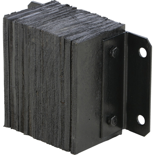Vestil 1012-6 Butoir de quai lamell&eacute;, Horizontal, Caoutchouc, 12" la x 6" p x 10" h