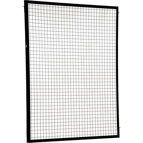 Vestil APG-M-65 Panneau de protection p&eacute;rim&eacute;trique ajustable, 6' h x 5' la, Noir
