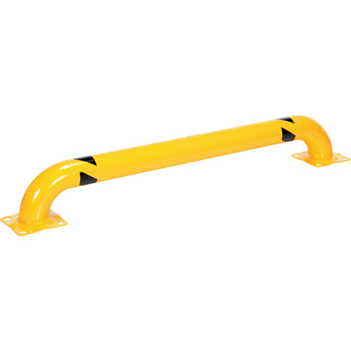 Vestil LPRO-60-9-4 Low Profile Rack Guard, 5.3' W x 0.74' H, Yellow