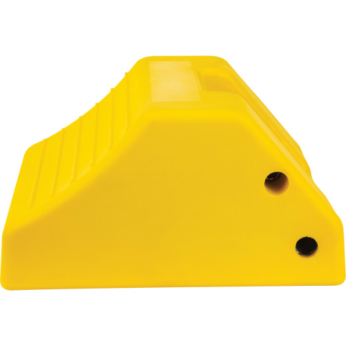 KLETON KI296 Cale de roue robustes, Ur&eacute;thane, Jaune, 15-1/2" la x 17-7/10" p x 10" h