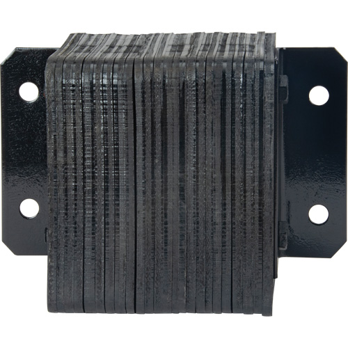 KLETON KI323 Butoirs de quai lamell&eacute;s, Horizontal, Caoutchouc, 12" la x 6" p x 10" h