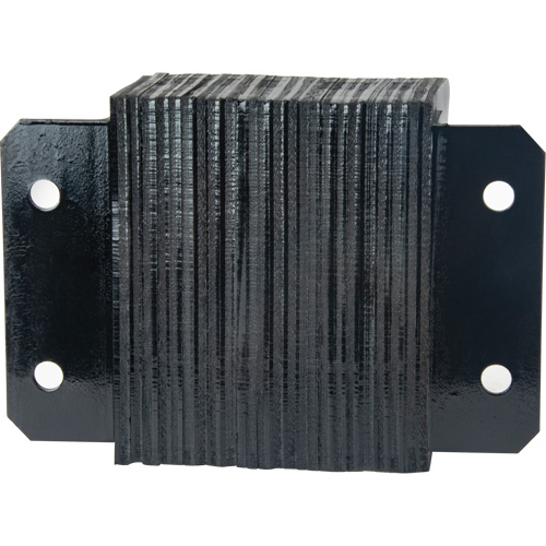 KLETON KI323 Butoirs de quai lamell&eacute;s, Horizontal, Caoutchouc, 12" la x 6" p x 10" h