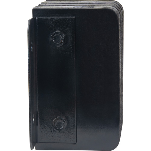 KLETON KI323 Butoirs de quai lamell&eacute;s, Horizontal, Caoutchouc, 12" la x 6" p x 10" h