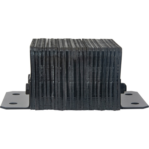 KLETON KI323 Butoirs de quai lamell&eacute;s, Horizontal, Caoutchouc, 12" la x 6" p x 10" h