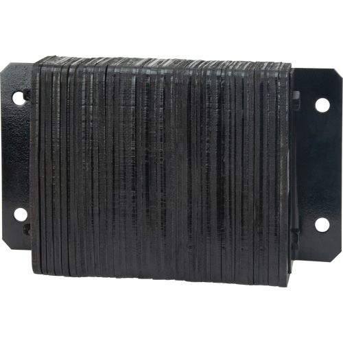 KLETON KI324 Butoirs de quai lamell&eacute;s, Horizontal, Caoutchouc, 18" la x 4" p x 12" h