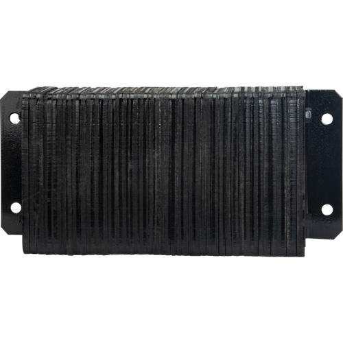 KLETON KI325 Butoirs de quai lamell&eacute;s, Horizontal, Caoutchouc, 24" la x 4" p x 12" h