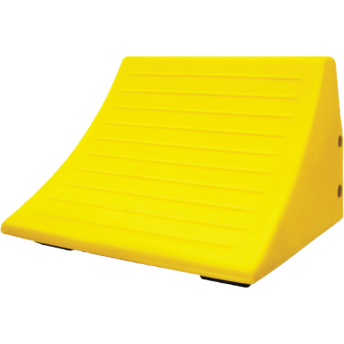 TORO WC-UY710 70 Ton Large Equipment Wheel Chock with Handle, Urethane, Yellow