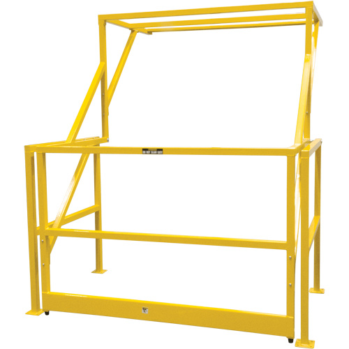 KLETON KI404 Barri&egrave;re de s&eacute;curit&eacute; pour mezzanine, 70" lo x 77" ha, 78" &eacute;lev&eacute;e, Jaune