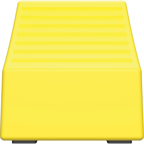 Checkers Industrial Products MC4011 Cale de roue ultra-robuste pour l'exploitation mini&egrave;re Checkers Safety, PEHD, Jaune, 14-1/2" la x 17-1/2" p x 16" h