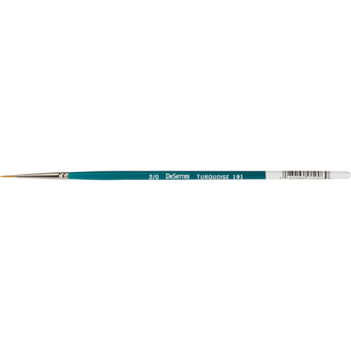  KP122 Brosse ronde pour artiste, Synth&eacute;tique, Manche Bois, Largeur de 2x0