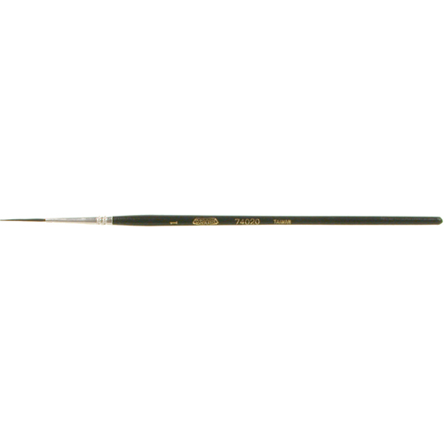 Osborn 0007402000 Pinceau &agrave; lettre de forme ronde pour le marquage, Largeur de la brosse de 1/16", Soie de chameau, Manche &agrave; Bois