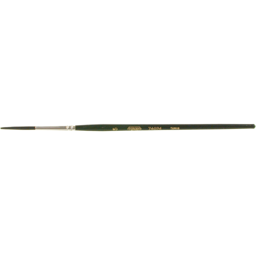 Osborn 0007402400 Pinceau &agrave; lettre de forme ronde pour le marquage, Largeur de la brosse de 1/8", Soie de chameau, Manche &agrave; Bois