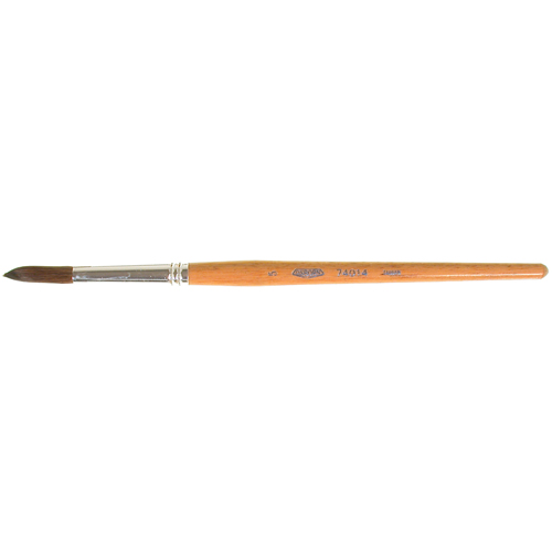 Osborn 0007401400 Pinceau &agrave; lettre de forme ronde pour le vernissage, Largeur de la brosse de 5/16", Soie de chameau, Manche &agrave; Bois