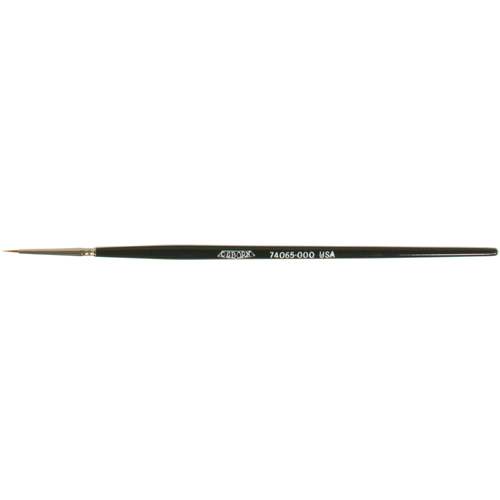 Osborn 0007406500 Pinceau d'artiste, Largeur de la brosse de 1/32", Martre rouge, Manche &agrave; Bois