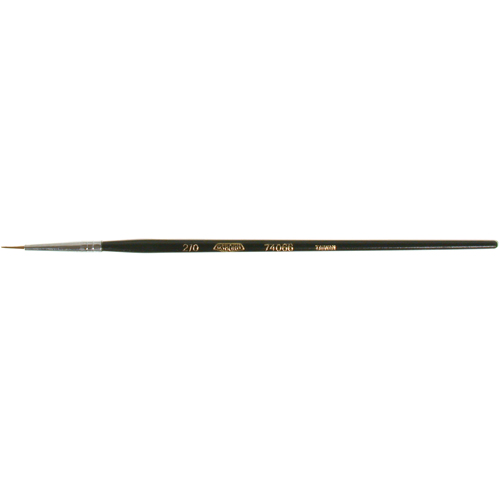Osborn 0007406600 Pinceau d'artiste, Largeur de la brosse de 3/64", Martre rouge, Manche &agrave; Bois