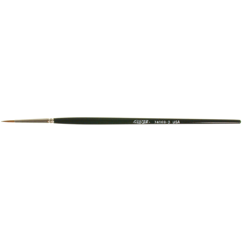 Osborn 0007406900 Pinceau d'artiste, Largeur de la brosse de 3/32", Martre rouge, Manche &agrave; Bois