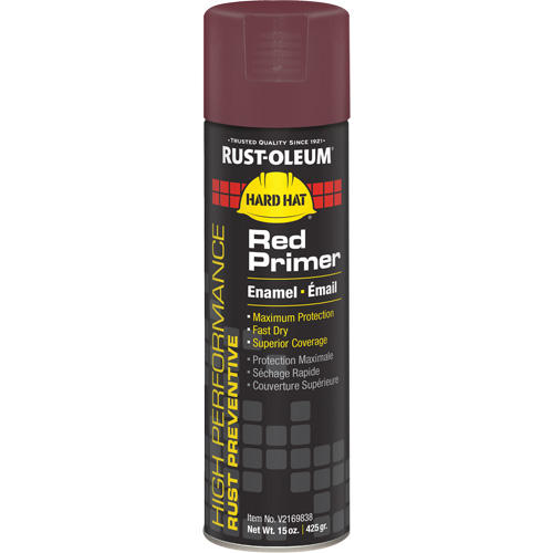 Rust-Oleum V2169838 Appr&ecirc;t-&eacute;mail en a&eacute;rosol du syst&egrave;me V2100, Rouge, Mat, 15 oz, Canette a&eacute;rosol