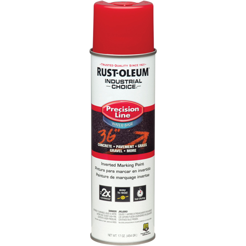 Rust-Oleum 203038 Peinture de marquage invers&eacute; &agrave; base d'eau, 17 oz, Canette a&eacute;rosol