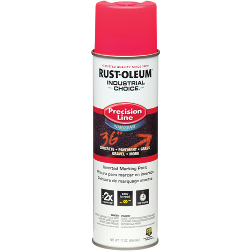Rust-Oleum 1861838 Peinture de marquage invers&eacute; &agrave; base d'eau, 17 oz, Canette a&eacute;rosol