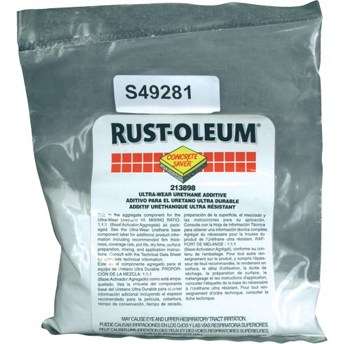 Rust-Oleum 213898 Additif antid&eacute;rapant &agrave; base d'aluminium pour rev&ecirc;tement de plancher, 1 lb, Sac, Blanc