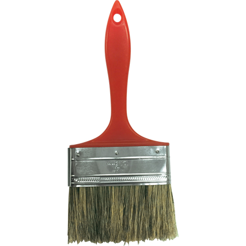 Crown-Meakins I010340 Pinceau en soies grises industriel, Soies, Manche Plastique, Largeur de 4"