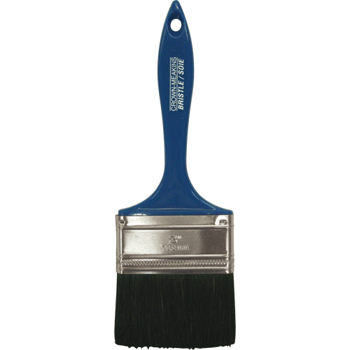 Crown-Meakins AP015230 All-Purpose Paint Brush, Bristle, Plastic Handle, 3" Width