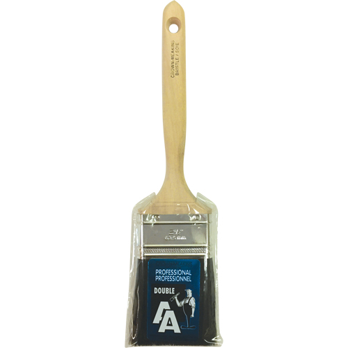 Crown-Meakins 017925W Straight Sash Paint Brush, Bristle, Wood Handle, 2-1/2" Width