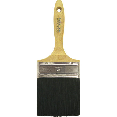 Crown-Meakins 017340 Pinceau &agrave; soies droites, Soies, Manche Bois, Largeur de 4"