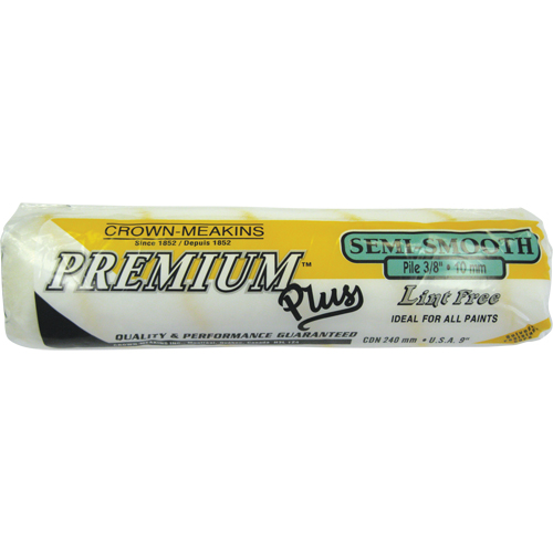 Crown-Meakins 124795 Professional Lint-Free Paint Roller Cover, 10 mm (3/8") Nap, 240 mm (9-1/2") L