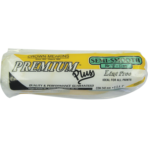 Crown-Meakins 124895 Manchon de rouleau &agrave; peinture non pelucheux professionnel, Nap 13 mm (1/2"), 240 mm (9-1/2") l