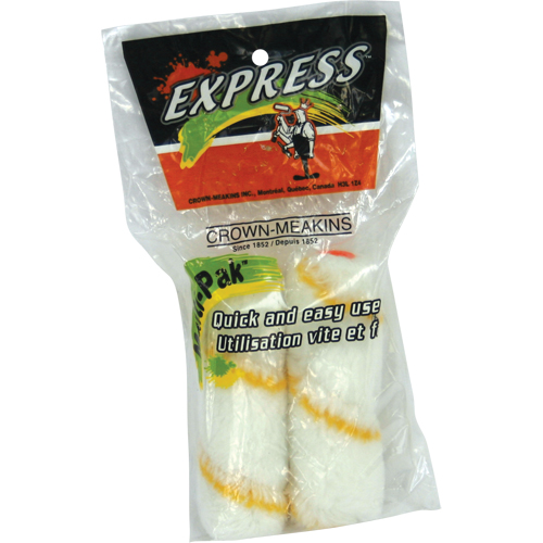 Crown-Meakins EX124304 Perlon Trim Roller Cover - Pack Of Two, 10 mm (3/8") Nap, 101.6 mm (4") L