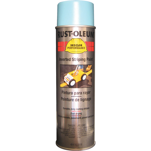 Rust-Oleum 2326838 Peinture pour traçage de ligne invers&eacute;e System 2300, Bleu, 18 oz, Canette a&eacute;rosol