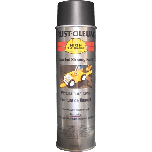 Rust-Oleum 2378838 2300 System Inverted Striping Paint, Black, 18 oz., Aerosol Can