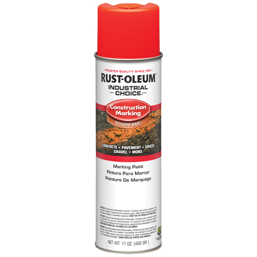 Rust-Oleum 331781 Peinture de marquage &agrave; base de solvant M1400 Industrial Choice, 17 oz, Canette a&eacute;rosol