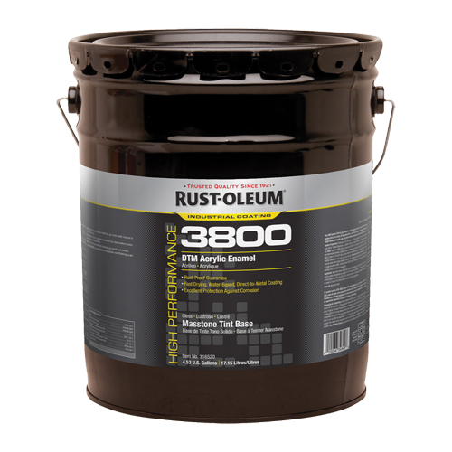 Rust-Oleum 316520 &eacute;mail acrylique DTM haute performance 3800, 5 gal., Seau, Base &agrave; teinter
