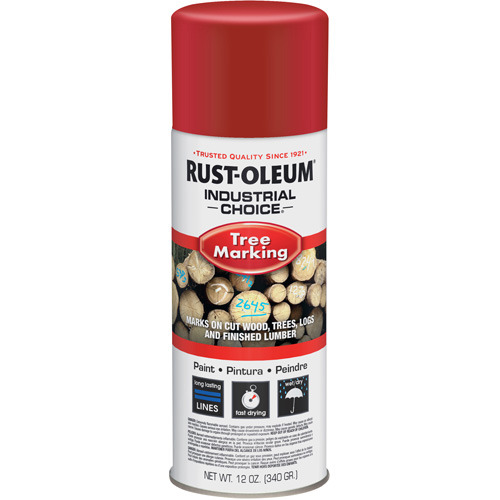 Rust-Oleum 306516 Peinture pour le marquage des arbres Industrial Choice T1600, Rouge, 16 oz