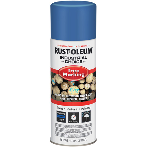 Rust-Oleum 306518 Industrial Choice T1600 Tree Marking Paint, Blue, 16 oz.